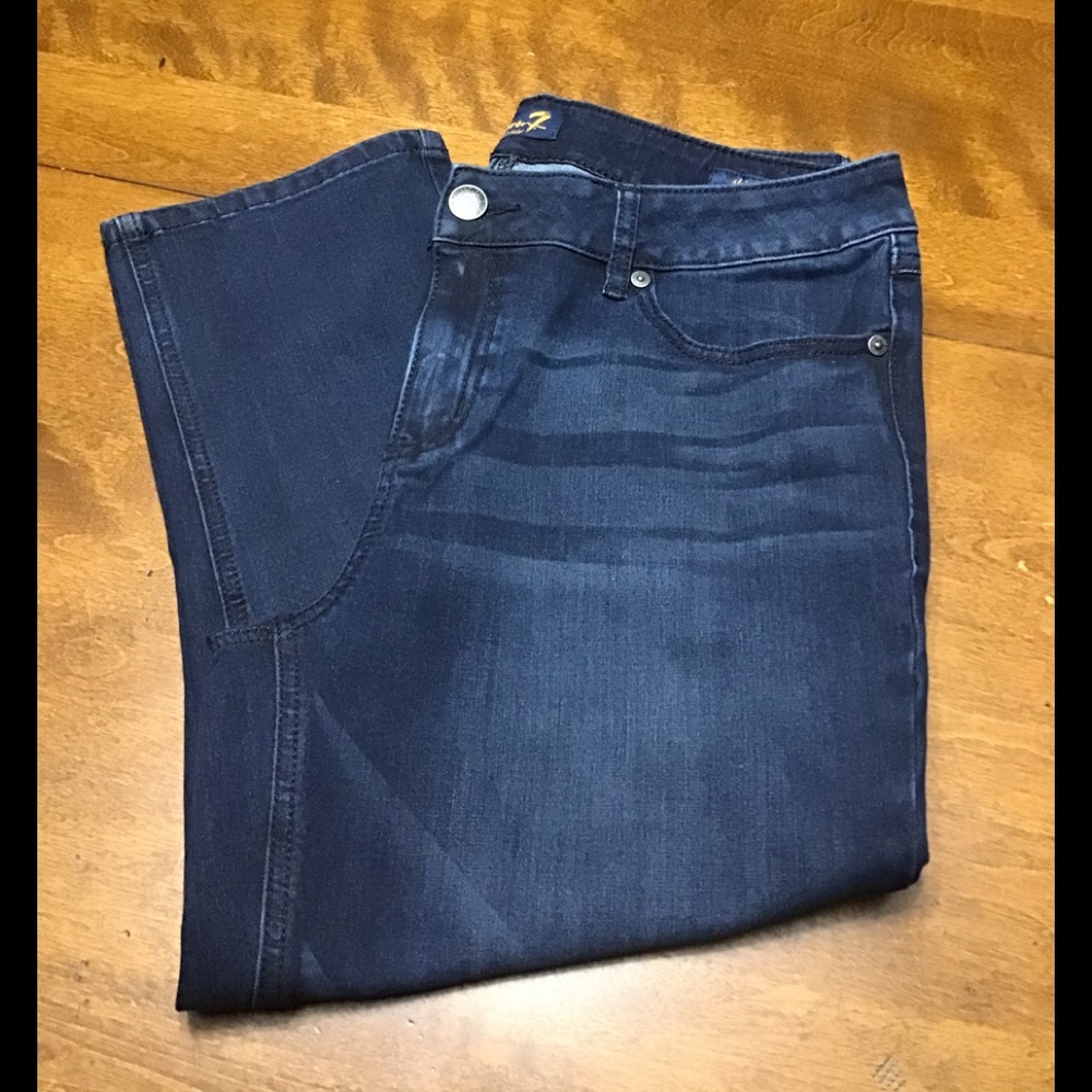 Seven7 Skinny Crop Jean Size 14 #2244
